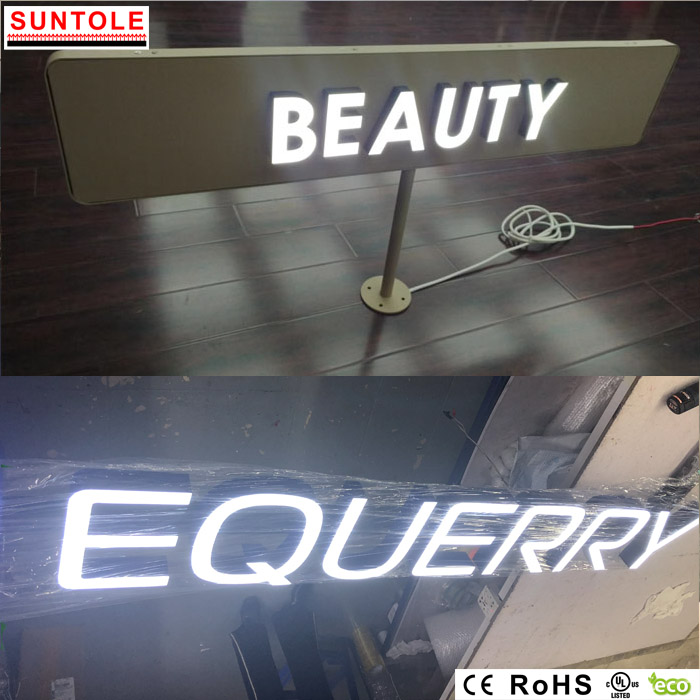 Backlit sign Letters