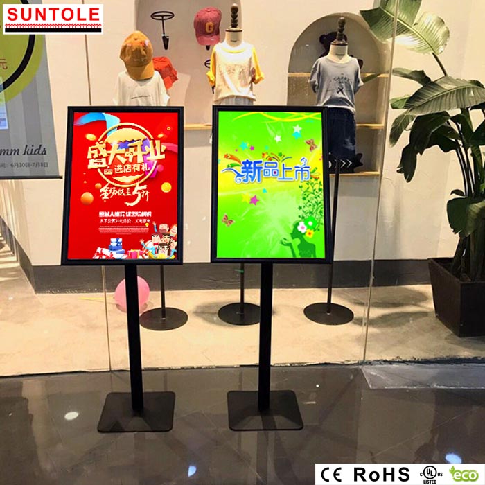 LED Illuminated Floor-standing Poster Frame