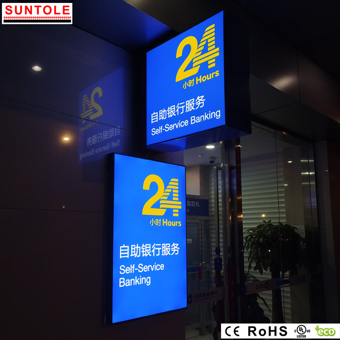 Illuminated LED Box Sign